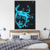 blaue Gewässer Leinwanddruck (Insitu (Schlafzimmer))
