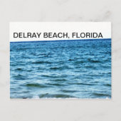 BLAUE GEWÄSSER POSTKARTE (Vorderseite)