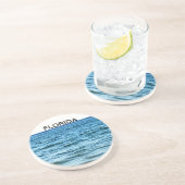 BLAUE GEWÄSSER SANDSTEIN UNTERSETZER (Seite)