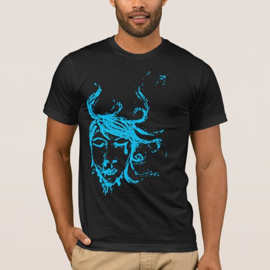 blaue Gewässer T-Shirt (Vorderseite)