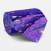 Blaue Gezeiten Krawatte (Gerollt)