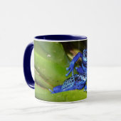 Blaue Gift-Pfeil-Frösche in Blatt 1 Tasse (Vorderseite Links)