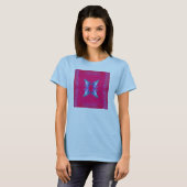 Blaue Gift-Pfeil-Frösche T-Shirt (Vorne ganz)