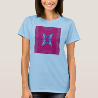 Blaue Gift-Pfeil-Frösche T-Shirt