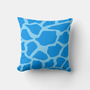 Blaue Giraffe Muster Kissen