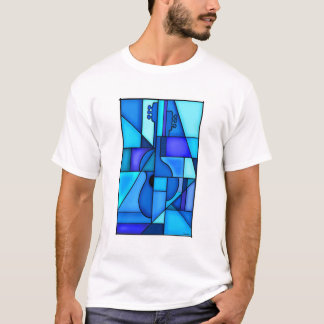 Blaue Gitarre T-Shirt
