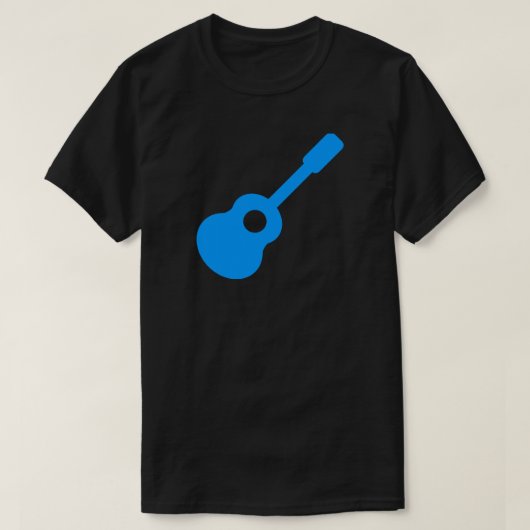 Blaue Gitarre T-Shirt (Design vorne)