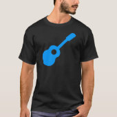 Blaue Gitarre T-Shirt (Vorderseite)