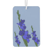 Blaue Gladiole Autolufterfrischer (Rückseite)