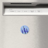 Blaue Gladiole  Magnet (In Situ (Geschirrspüler))