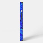 Blaue Glasfelsen iPhone Hülle (Linke Seite)