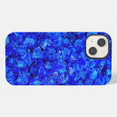 Blaue Glasfelsen iPhone Hülle (Rückseite (Horizontal))