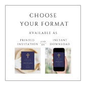 Blaue Glaubensgemeinschaft des Boys der Marine Einladung