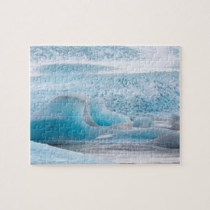 Blaue Gletschereisformationen, horizontal Puzzle