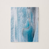 Blaue Gletschereisformationen, horizontal Puzzle (Vertikal)