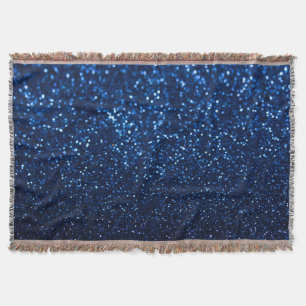 Blaue Glitter-Textur Festlicher Glanz Decke
