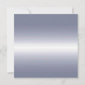 Blaue Glitzer & Diamantdekoration Geburtstag Einladung (Rückseite)