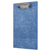 Blaue Glitzerfunken Klemmbrett (Links)