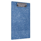 Blaue Glitzerfunken Klemmbrett (Rechts)