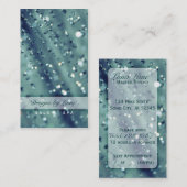 Blaue Glitzern-funkelnd Terminkarte (Vorne/Hinten)