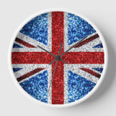 Blaue Glitzern unter der Flagge des Vereinigten Kö Uhr (Vorderseite)