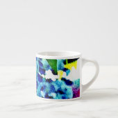 Blaue Glyzinien Espressotasse (Rechts)