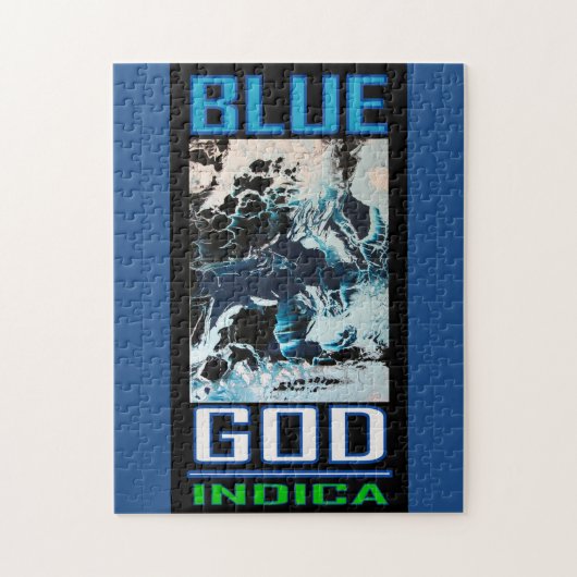 BLAUE GOD INDICA PUZZLE (Vertikal)