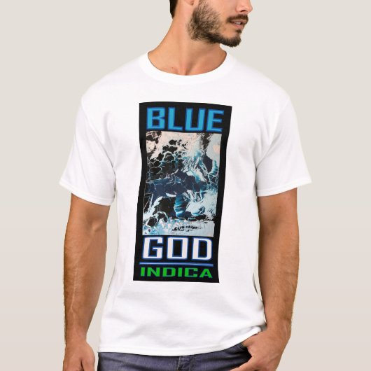 BLAUE GOD INDICA T-Shirt (Vorderseite)