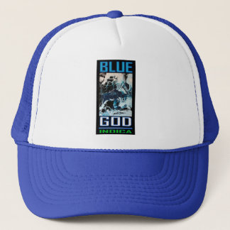 BLAUE GOD INDICA TRUCKERKAPPE