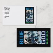 BLAUE GOD INDICA VISITENKARTE (Vorne/Hinten)