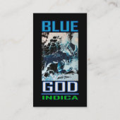 BLAUE GOD INDICA VISITENKARTE (Rückseite)