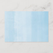 Blaue goldene Babybücher für Babys Begleitkarte (Rückseite)