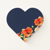 Blaue goldene Mohnbrille für meine Tochter Notizblock (Rückseite)