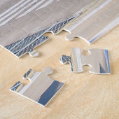 Blaue, goldene und weiße Hubschrauber, Portugal Puzzle (Seite)