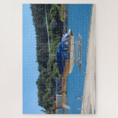 Blaue, goldene und weiße Hubschrauber, Portugal Puzzle (Vertikal)