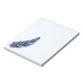 Blaue Goldfeder Notizblock (Rotiert)