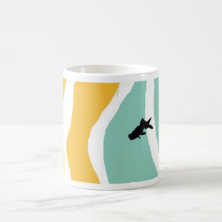 blaue Goldfish-Tasse Kaffeetasse