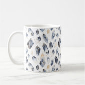 Blaue Goldkristalle Kaffeetasse (Links)