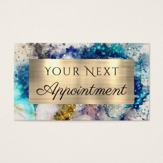 Blaue Goldmedaille - Glitzer (Vorderseite)