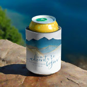 Blaue Goldmedaille Hochzeit im Freien Dosenkühler