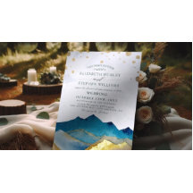 Blaue Goldmedaille Hochzeit im Freien