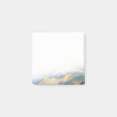 Blaue Goldmedaille Hochzeit im Freien Post-it Klebezettel (Vorderseite)