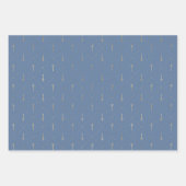 Blaue Goldmedaille-Meerjungfrau Geschenkpapier Set (Vorderseite)