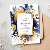 Blaue Goldmedaille Terracotta Rodelbahn Einladung