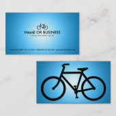blaue Goldzyklen Visitenkarte (Vorne/Hinten)
