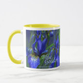 Blaue Göttin-Iris-Tasse Tasse (Links)