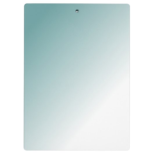 Blaue Gradient Design Klemmbrett (Rückseite)