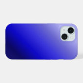 Blaue Gradient-Handyhülle | Minimal Modern iPhone 15 Hülle (Rückseite (Horizontal))