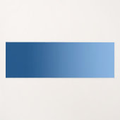 Blaue Gradient-Yogamatte Yogamatte (Vorderseite (Horizontal))