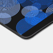 Blaue Grafikkreise, Grafikdesigner Schreibtischunterlage (Ecke)